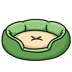 Basic green bed
