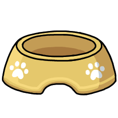 Yellow plastic bowl