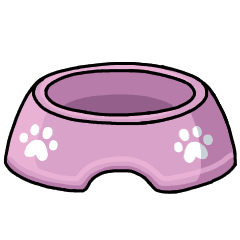 Lilac plastic bowl