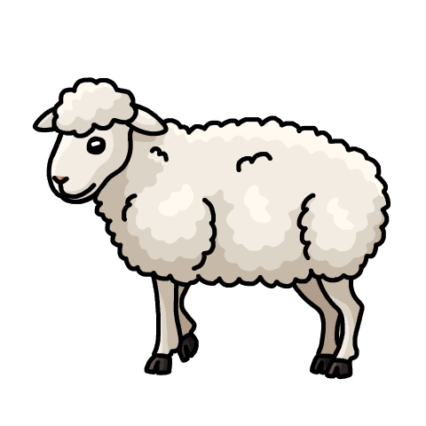 White sheep
